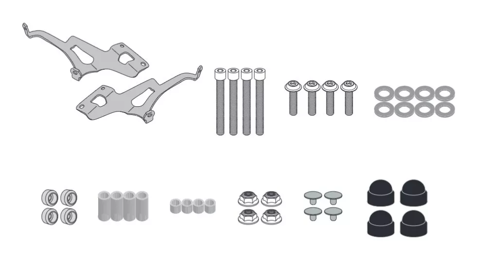 Givi A9058A Windshield Fit Kit Royal Enfield Super Meteor 650 2023-2026