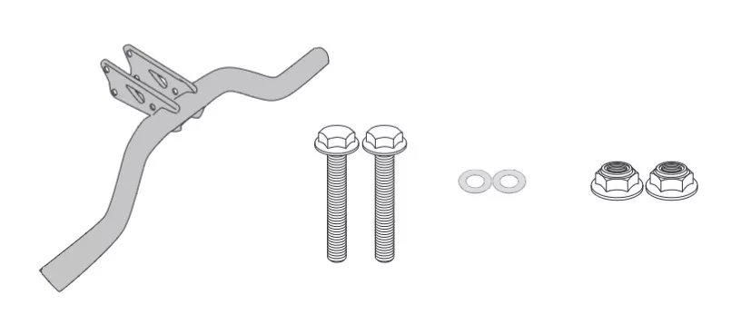 Givi LS1203 Auxiliary Light Mount Kit Honda NX500 2024-2026
