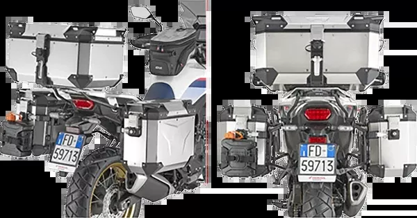 GIVI Pannier Holder – Side Case Hardware – Silver