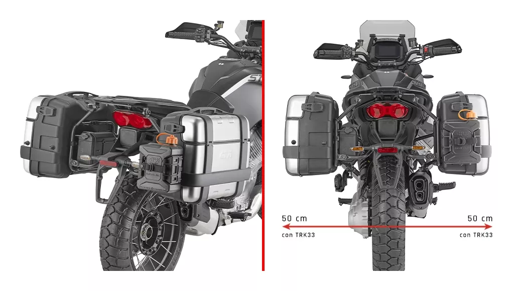 Givi PLO8208MK Monokey Side Case Racks Moto Guzzi Stelvio 2024-2026