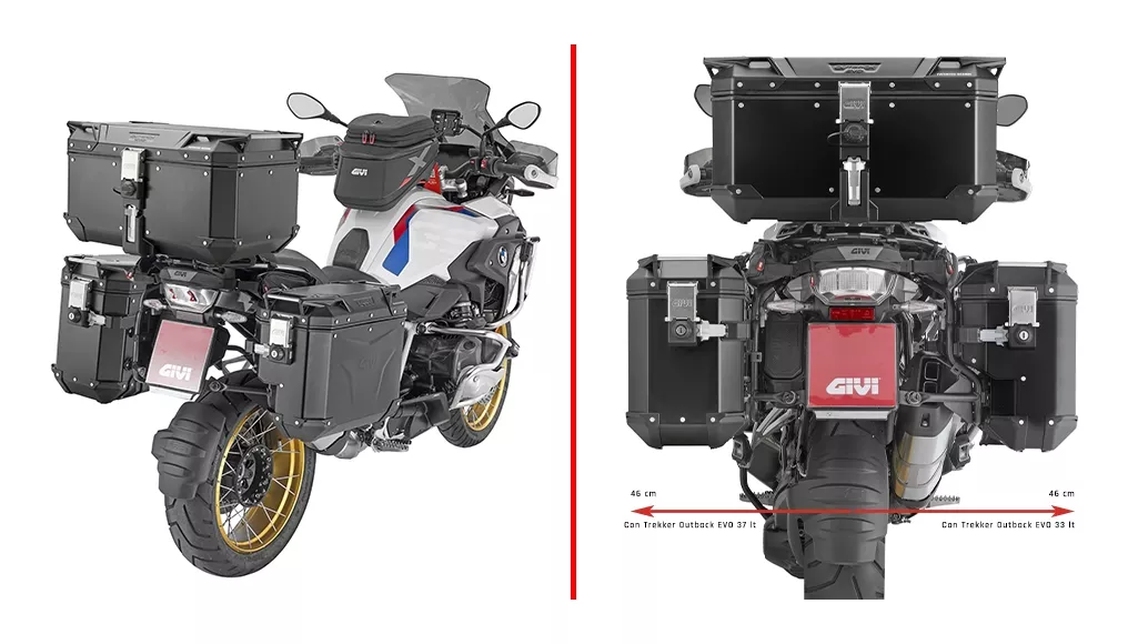 Givi PLOS5108CAM Side Case Racks BMW R1200GS / R1250GS / Adventure 2013-2024