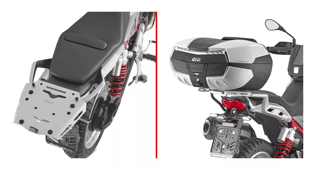 Givi SRA8209 Aluminum Top Case Rack Moto Guzzi V85 TT 2024-2026