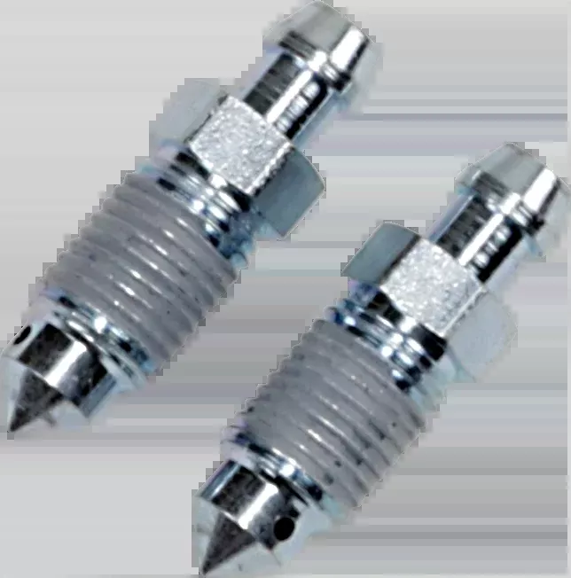 Goodridge 3/8"-24 Motorcycle Brake Bleeder Screws 1977-2017 Harley Davidson
