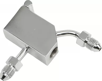 Goodridge Rear Brake Manifold Chrome - PGD-MANIFOLD