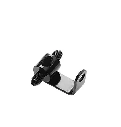 Goodridge Rear Brake Tee W/Bracket (Ebony) - MCHD-016BK