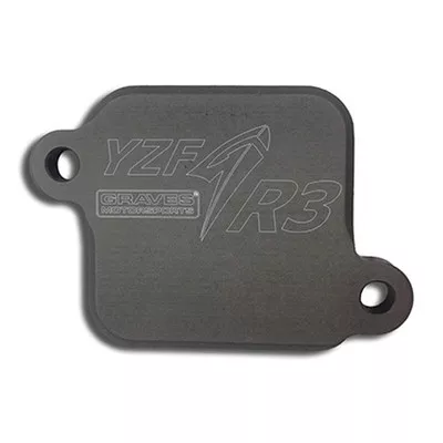 Graves Yamaha YZF-R3 15-26 Smog Block Off Plate
