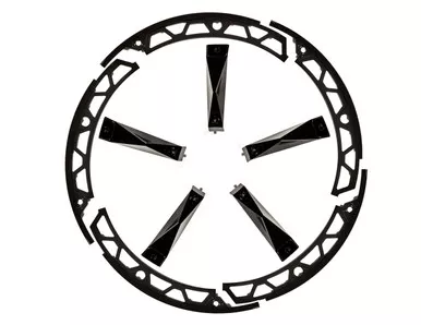Grid Wheels 4A20100BIN GD04A 20X10.0 Black Insert Wheel