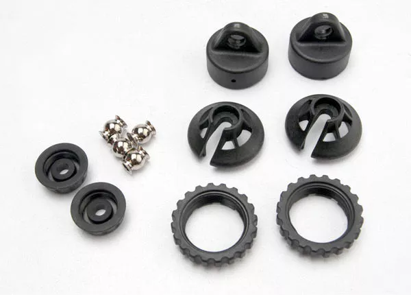 GTR Shock Caps & Spring Retainers (for 2 Shocks)