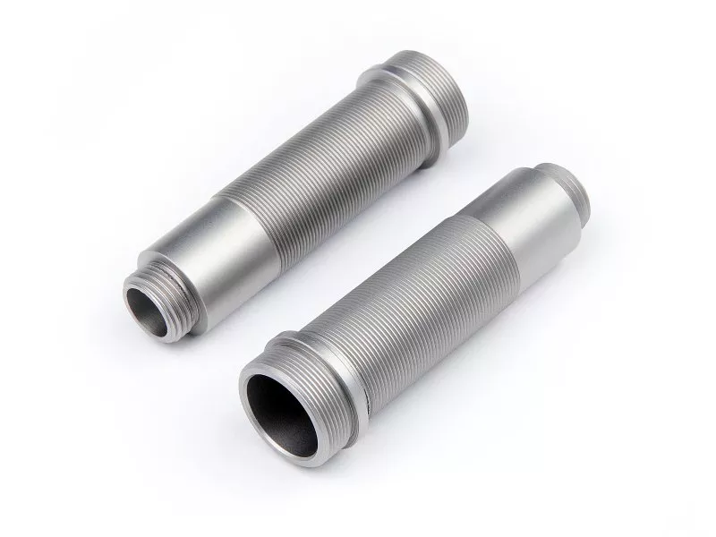 Gunmetal Aluminum Shock Body Set, for the Savage XS (2pcs)