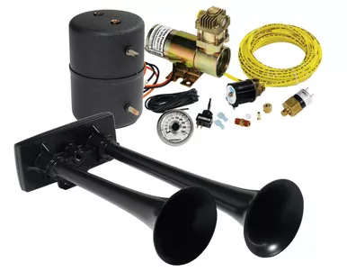 Hadley H00964H Black Underhood Horn Kit