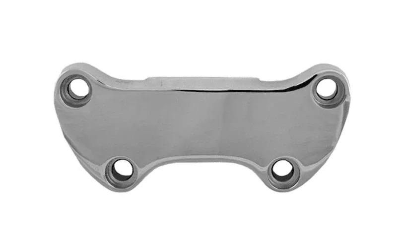 Hard Drive Handlebar Clampsfor '73-Up HD (except Springer Softail)- Chrome, Plain Clamp w/out Skirt