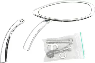 Harddrive Chrome Teardrop Mirror - ES-153