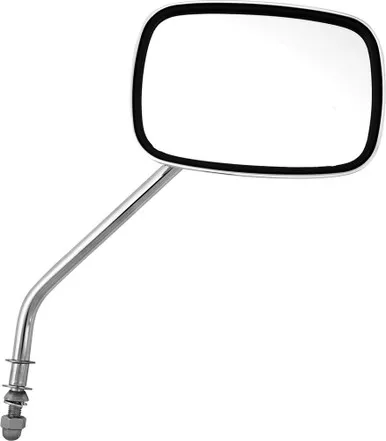 Harddrive Mirror Oe Style 8" Stem L/R Chrome L/R 5X3.5" - 30-851