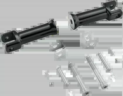 Harddrive Passenger Black Footpeg Mount Kit 2018-2021 Harley Softail Models