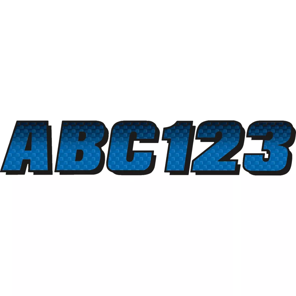 HARDLINE BLBKG300 BLBKG300 Watercraft ID Kit I.D. Sticker Kit – 300 Series – Blue Gradation