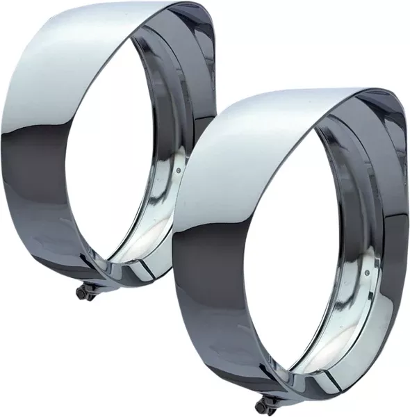 Headwinds Chrome Mariah 4.5″ Spot Light Trim Ring Harley & Custom Chopper