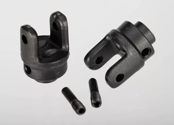 Heavy Duty Differential Output Yokes (2)/Screw Pins (2) for Traxxas