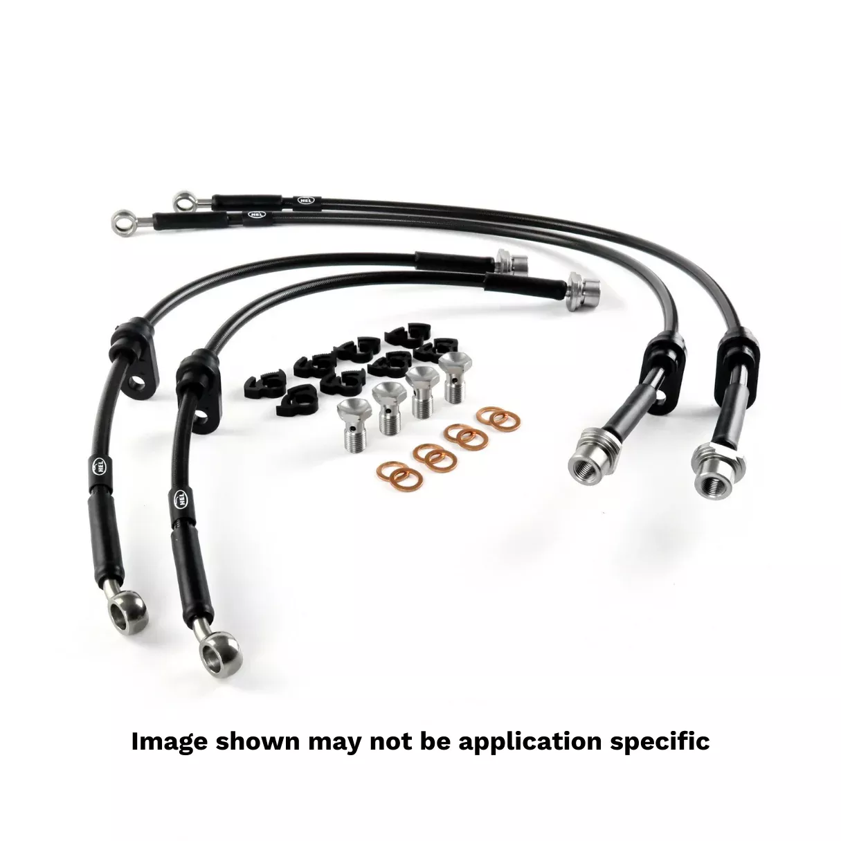 HEL Performance Brake Lines for Volkswagen Beetle 1.3 1300 & 1300A Automatic / Front Discs 1965-1975, Stainless Steel Braided