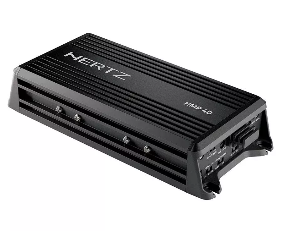 Hertz HMP 4D 4 Channel 300W Compact Powersports & Marine Audio Power Amplifier