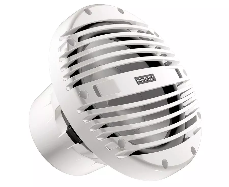 Hertz HMS 10 B-2 White 2 Ohm Infinite Baffle Subwoofer 10" Marine Boat UTV Sub