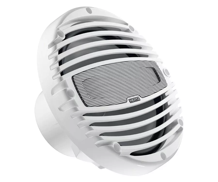 Hertz Marine HMX 8 Coaxial Speaker 8" w/ White Grille Boat UTV 12V Audio Stereo