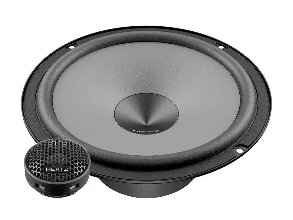 Hertz Uno K 165 300W 6.5" Woofer Speaker & 1" Tweeter Component Car Audio System