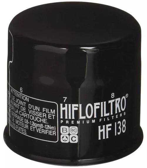 HiFlo Black Spin-On Oil Filter (HF138)