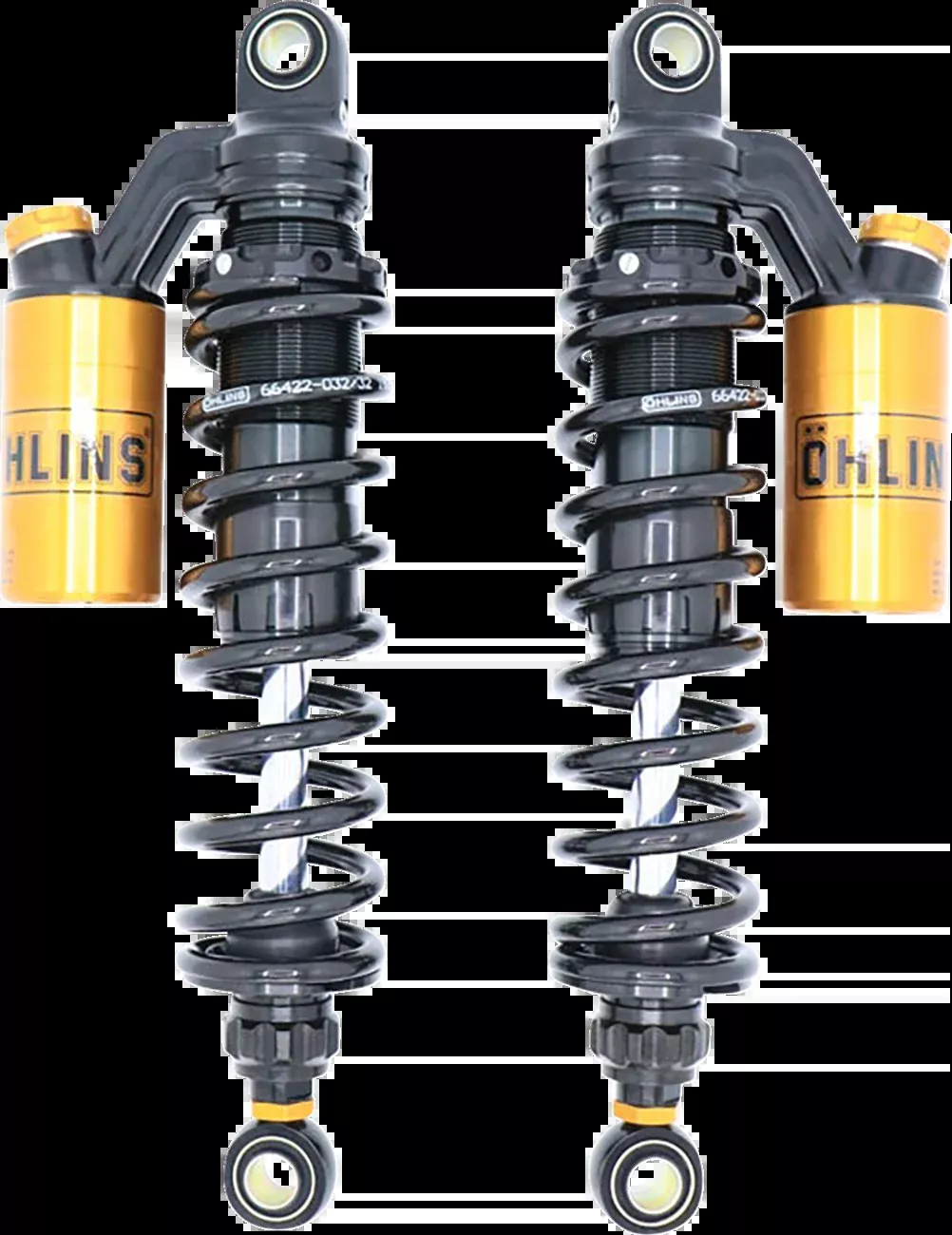 Öhlins Twin Shocks - 13" - Fully Adjustable - STX36P (HD764LE) HD 764LE