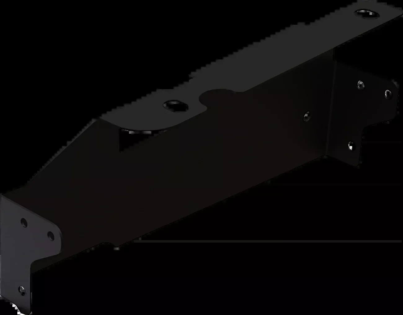 Hogtunes 3rd Amp Side Mount Install Plate Kit for 2015-2024 Harley Road Glide