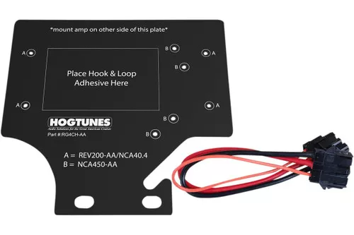 Hogtunes 4 Channel Amp Mounting Plate (RG4CH-AA)