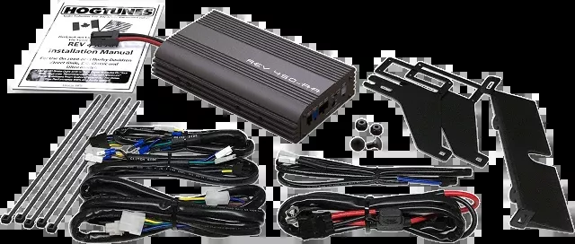 Hogtunes Rev Series 4 Channel Stereo Amplifier 2000-2013 Harley Touring Models