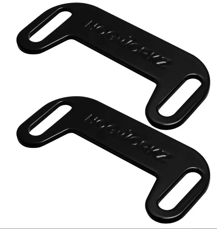 Hogworkz Adjustable Exhaust Centering Brackets for Harley w/ Stretched Saddlebags
