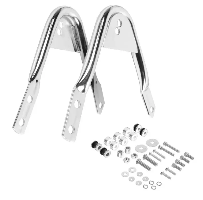 Hogworkz Chrome Rear Docking Hardware Kit for Harley Touring '97-'08