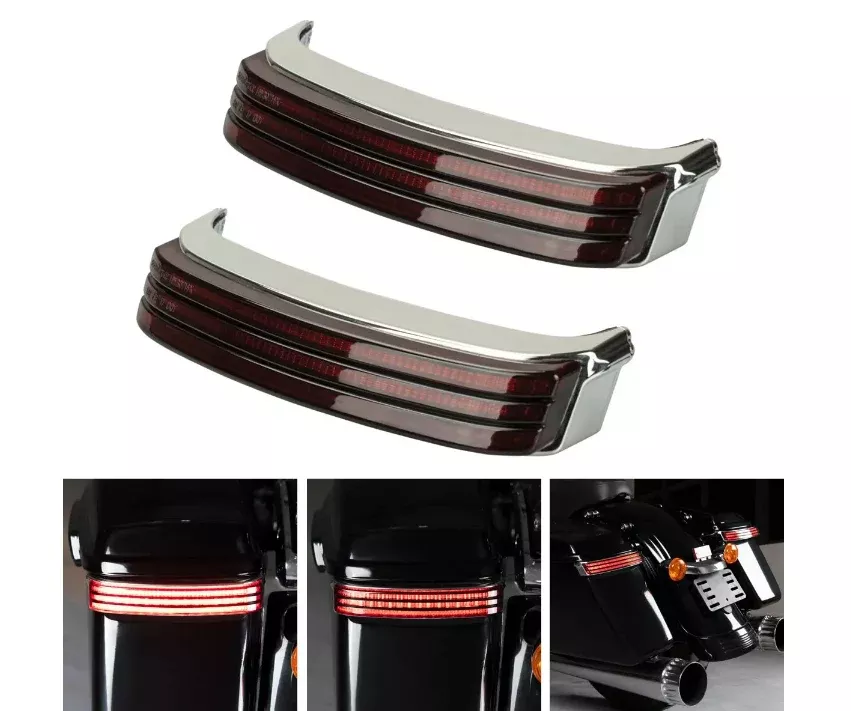 HOGWORKZ Trilogy LED Saddlebag Lid Lights for Harley Touring ’14-’24