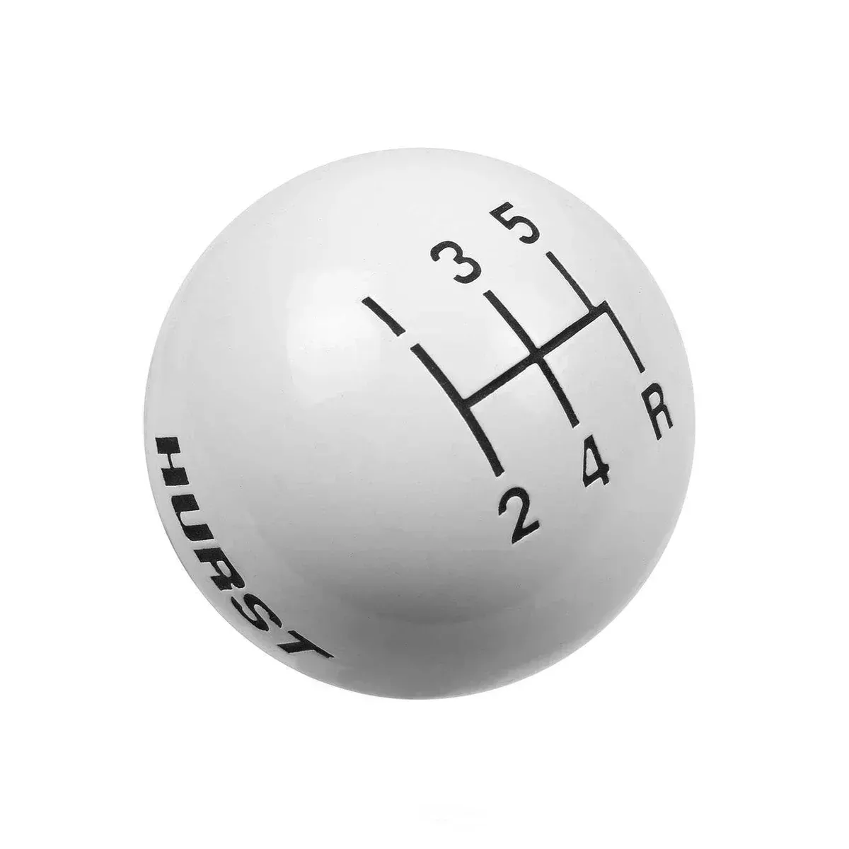 Hurst Shift Knob – 5-Speed Pattern – White 1630025