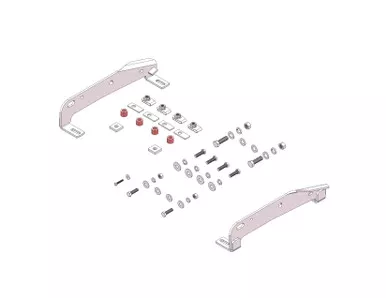 Husky 31408 Custom Bracket Kit for Ford