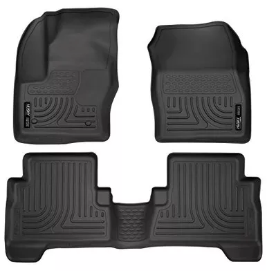 HUSKY 99741 WeatherBeater Floor Mats Floor Liners for 13-19 Ford Escape C-Max