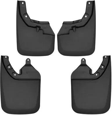 Husky Liners 56946 Set of Front & Rear Black Mud Guards for Toyota Tacoma
