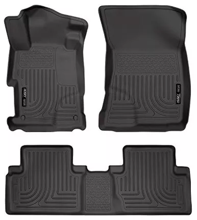 Husky Liners 98441 WeatherBeater Combination Front & 2ND Seat Floor Liners – (3