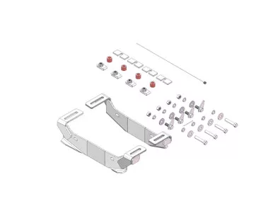 Husky Towing 31852 Custom Bracket Kit fits Chevy Pickup 2500/3500