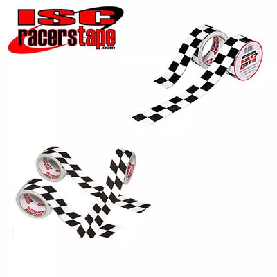 ISC Racers Tape Checkered Duct Tape