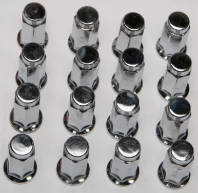 Itp 16/Pk 3/8″-24 Flat Base Chrome Lug Nuts – ALUG11BX