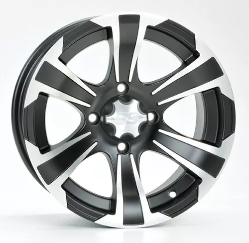ITP SS312 Aluminum Wheel Machined w/Matte Black 14x6 (1428452536B)