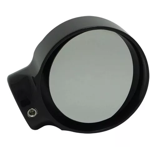 Joker Machine Concealed Smooth Black Bar End Mirror (09-326B)