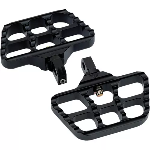 Joker Machine Mini Serrated Floorboards for Harley - Black