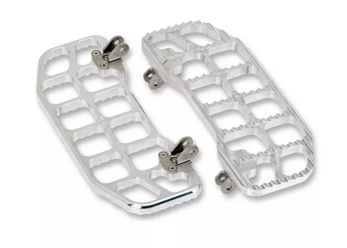 Joker Machine Serrated Floorboards for '84-Up Harley Davidson Touring, and Some Trike, Softail & Dyna Models (See Fitment) - Black