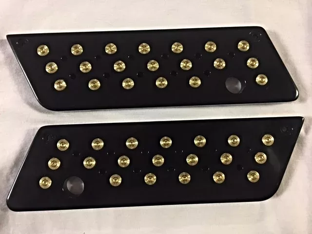 JT's Cycles once fired .223 bullets Black Saddlebag Latch Covers 93-13 Harley
