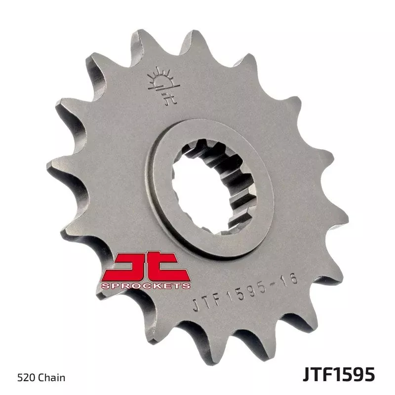 JT Sprockets Front OEM Type Rubber Cushioned Countershaft Sprocket 16 Tooth 16T 520 Chain
