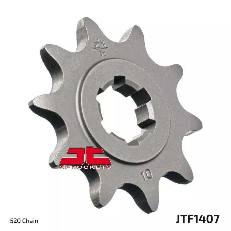 JT Sprockets Front Steel Countershaft Sprocket 10 Tooth 10T 520 Chain