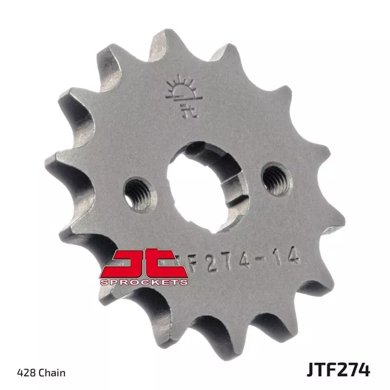JT Sprockets Front Steel Countershaft Sprocket 13 Tooth 13T 428 Chain JTF274.13